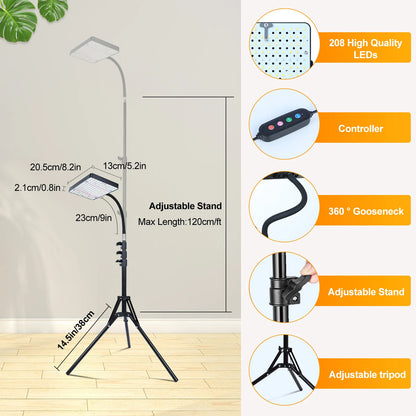Indoor Grow Lights  24"-64" Height Adjustable
