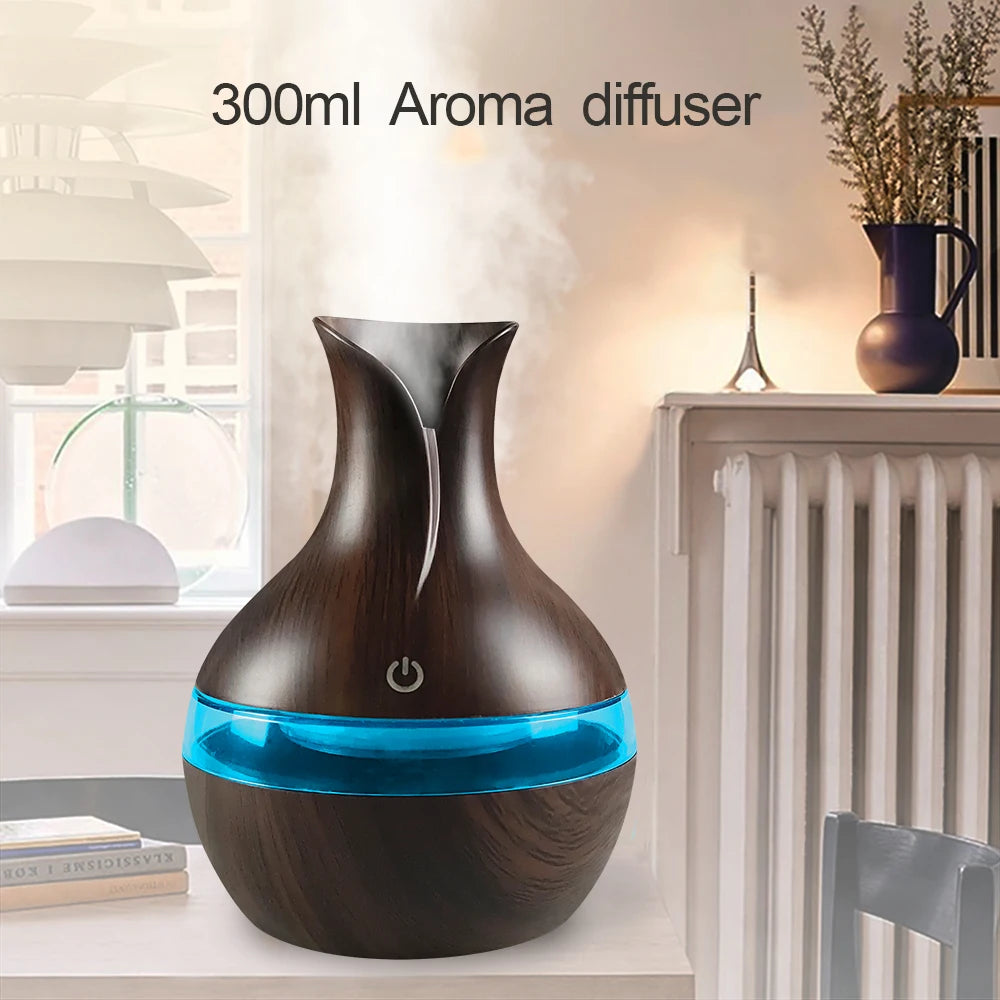 300ml 7-Colors LED Aromatherapy Diffuser/Humidifier