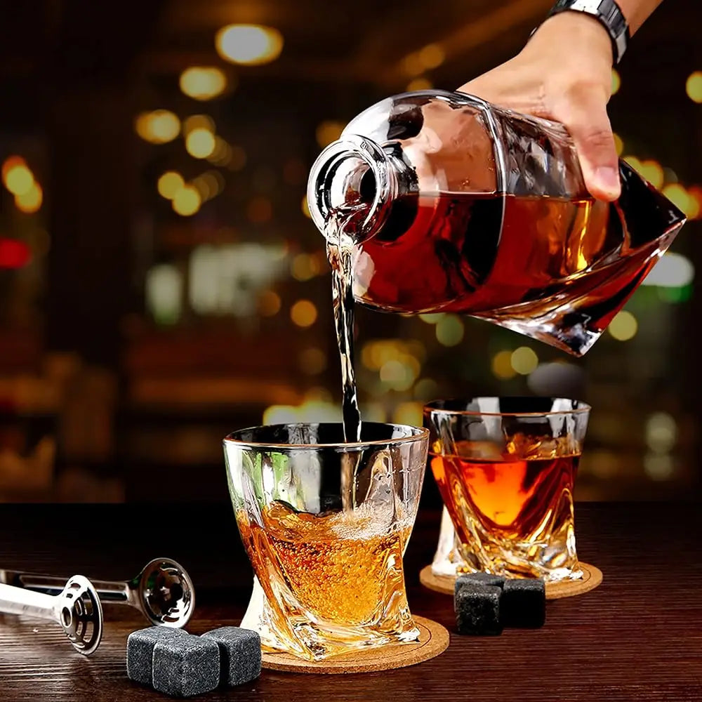 Whiskey Decanter Gift Set