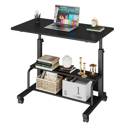 31.5in Adjustable, Mobile Standing Computer Desk