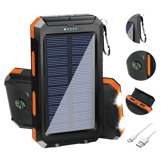 Waterproof Solar Power Portable Charger