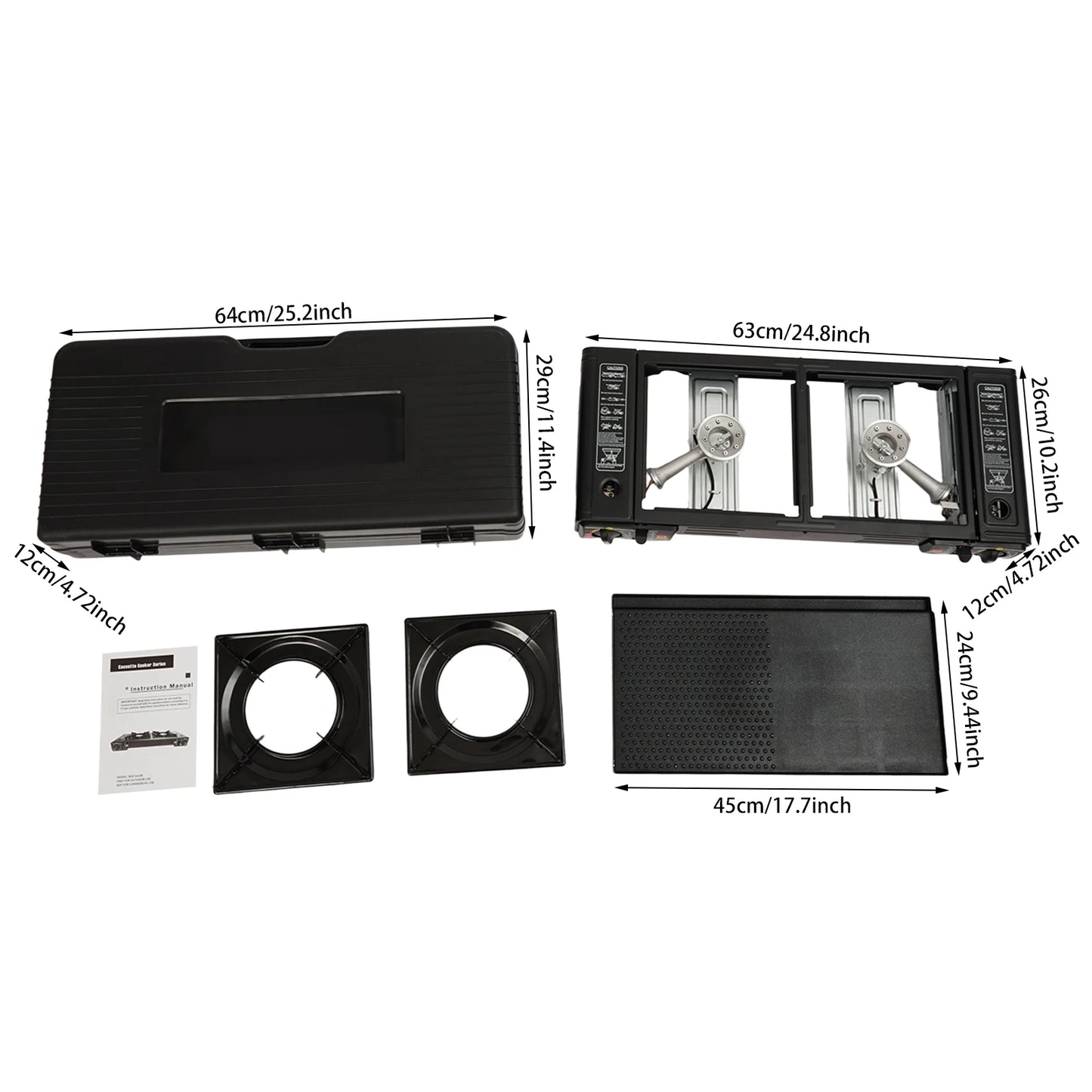 Portable Camping Stove w/Tray