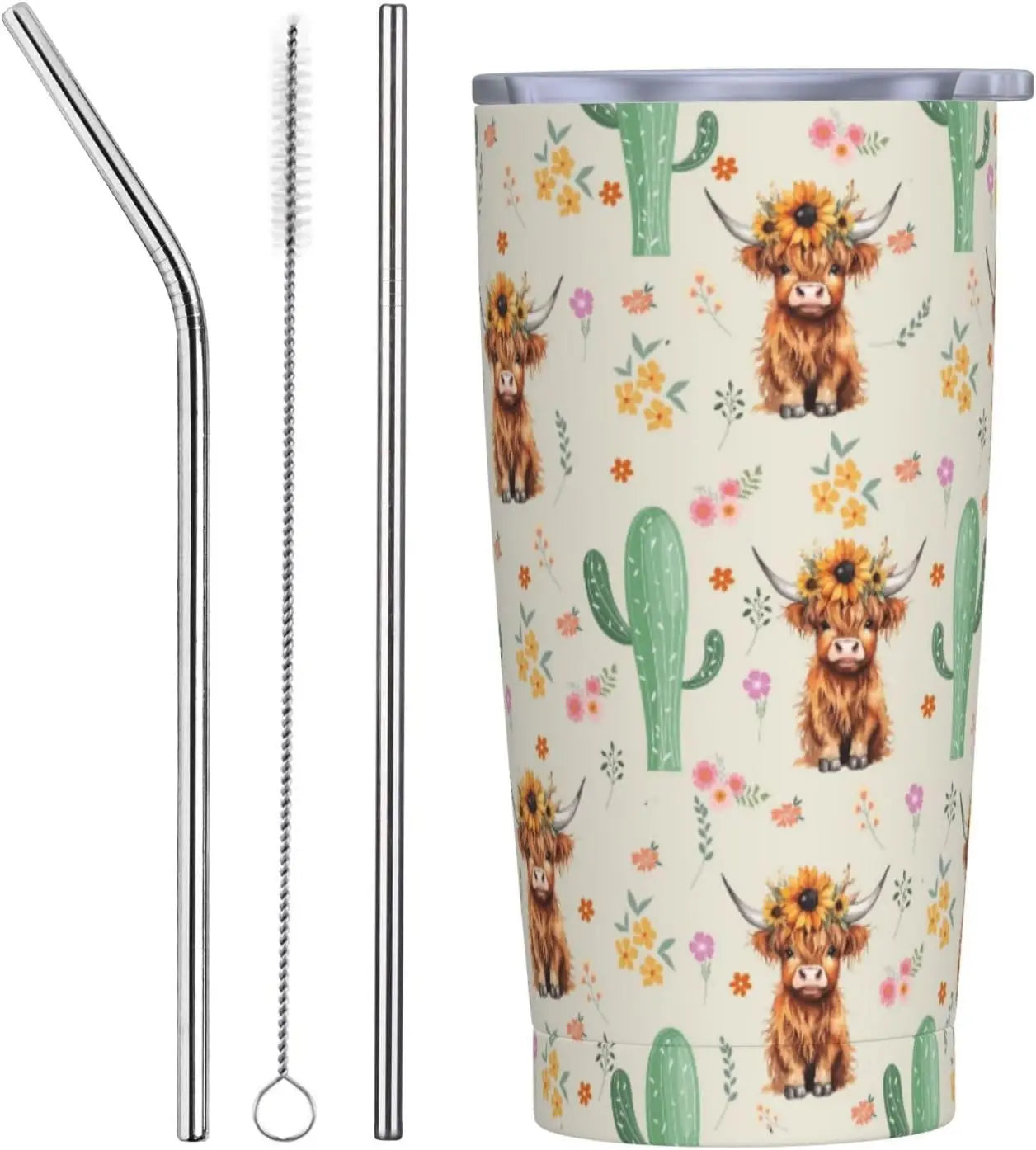 20oz Highland Cow Tumbler