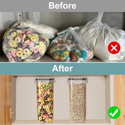 Clear Plastic Airtight Food Storage Containers