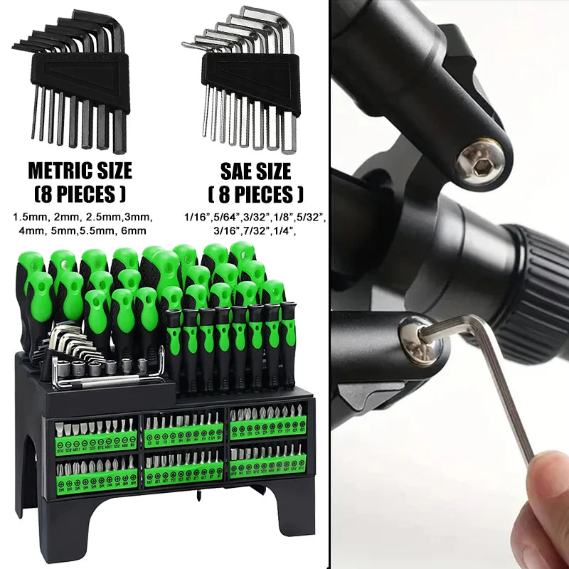 100pcs Magnetic Screwdriver Set