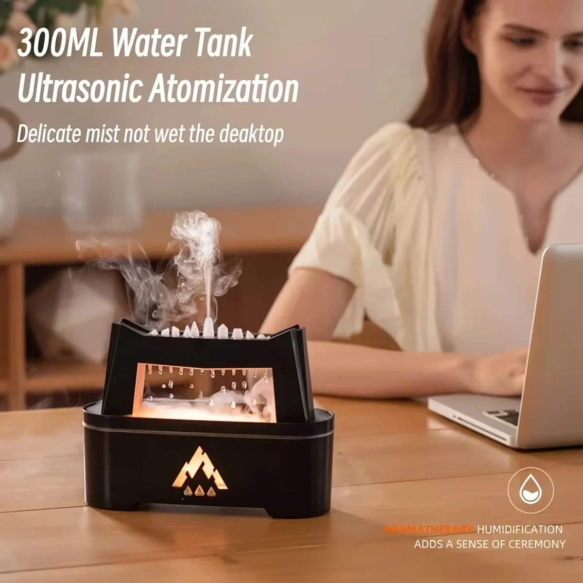 5-in-1 Raindrop Essential Oil Diffuser