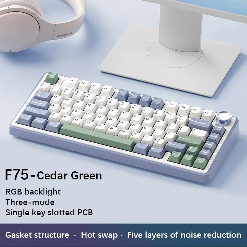 2.4G Wireless/Bluetooth/Wired Gaming Keyboard