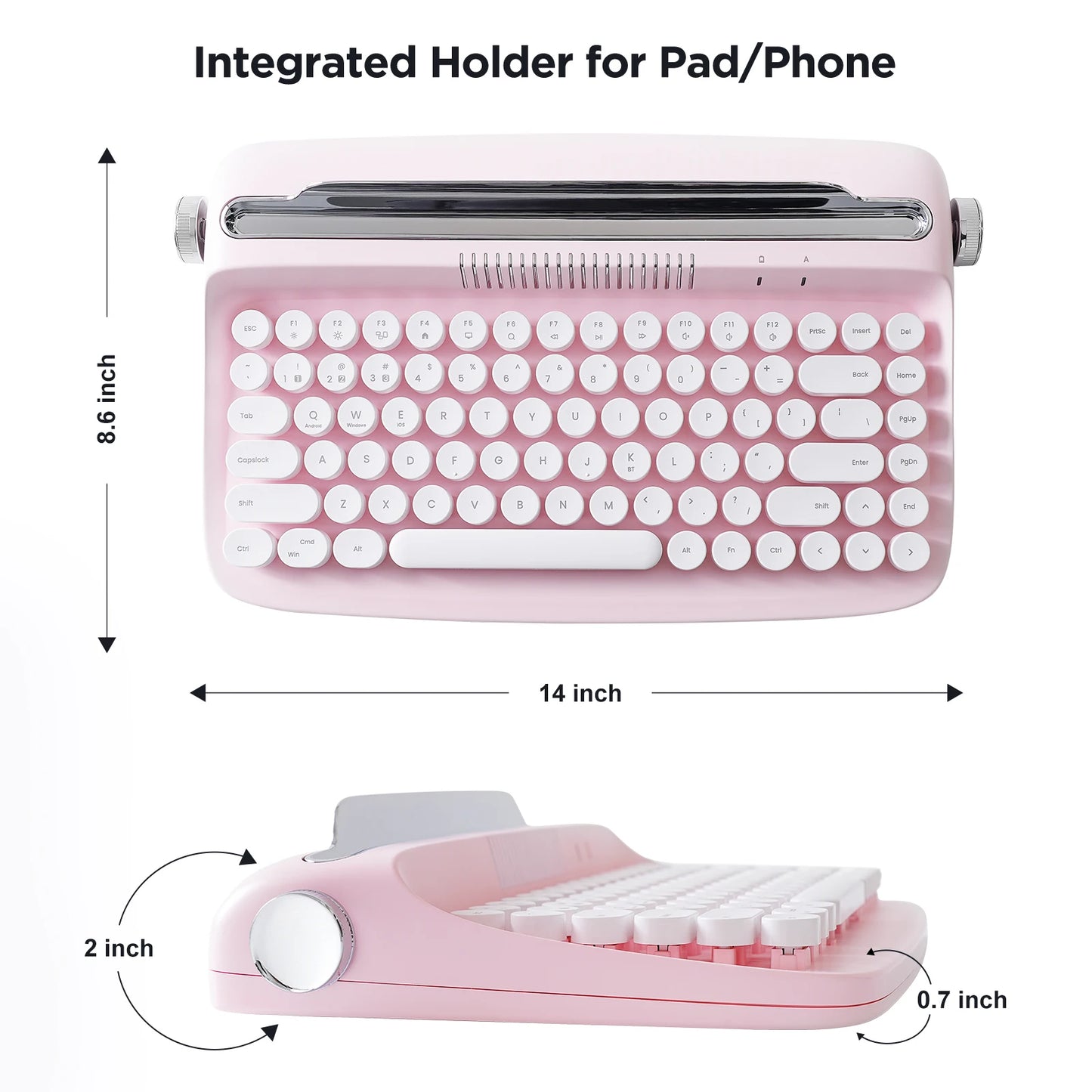 Retro Wireless Keyboard