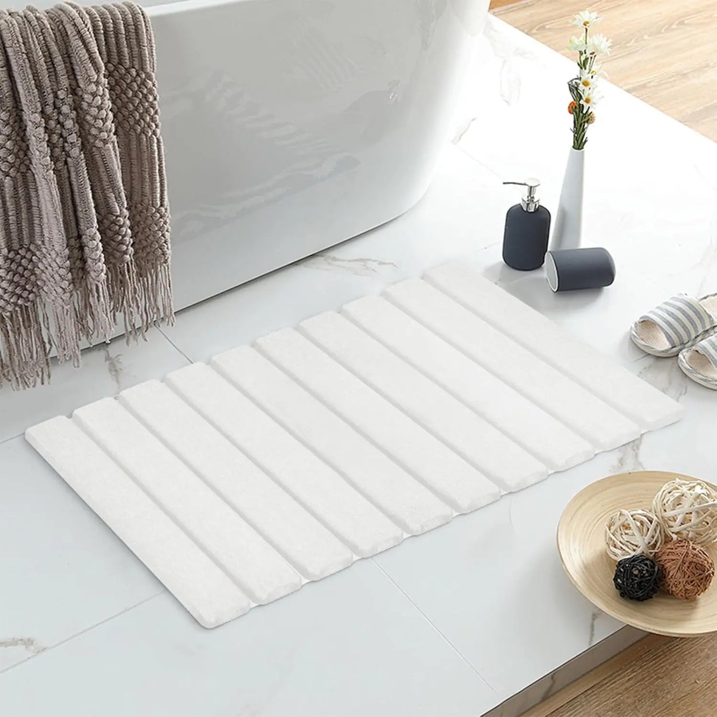 Foldable Diatomite Bath Mat