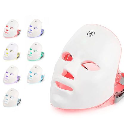 7 Colors Led Facial and Neck Mask