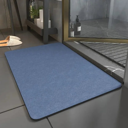 Solid Color Diatomite Floor Mat Non-Slip