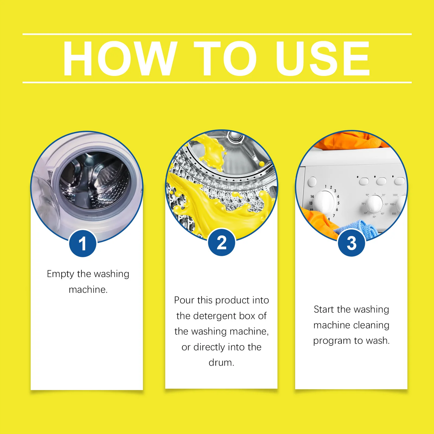 Washing machine & sink cleaner