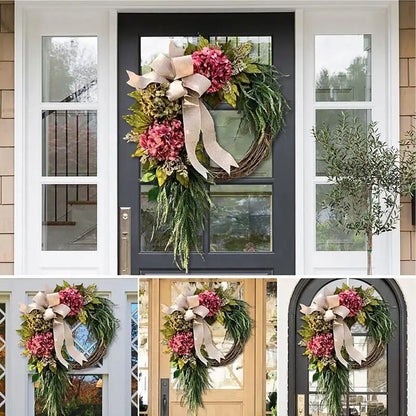 15.75in Flower Wreath