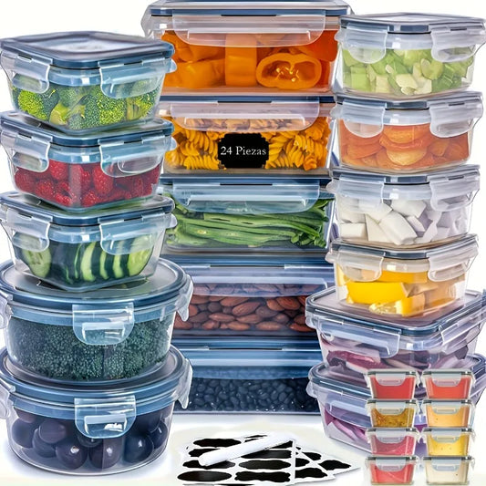 48pc BPA-Free Airtight Food Containers & Lids