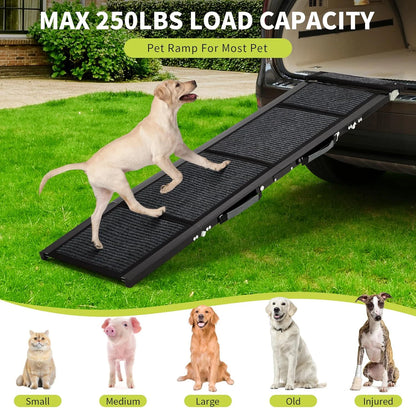 Folding Pet Ramp For Dogs With Non-Slip Surface