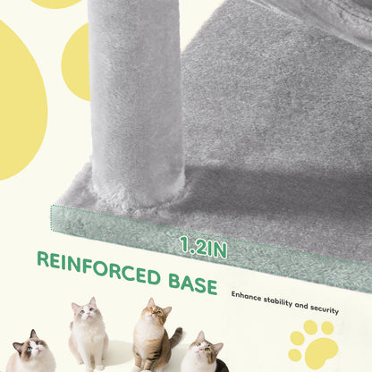44In Multi-Cat Climbing Tower/Scratching Post