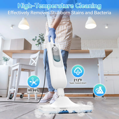 High Temp Steam Mop 6 in 1 Scrubbing  Power