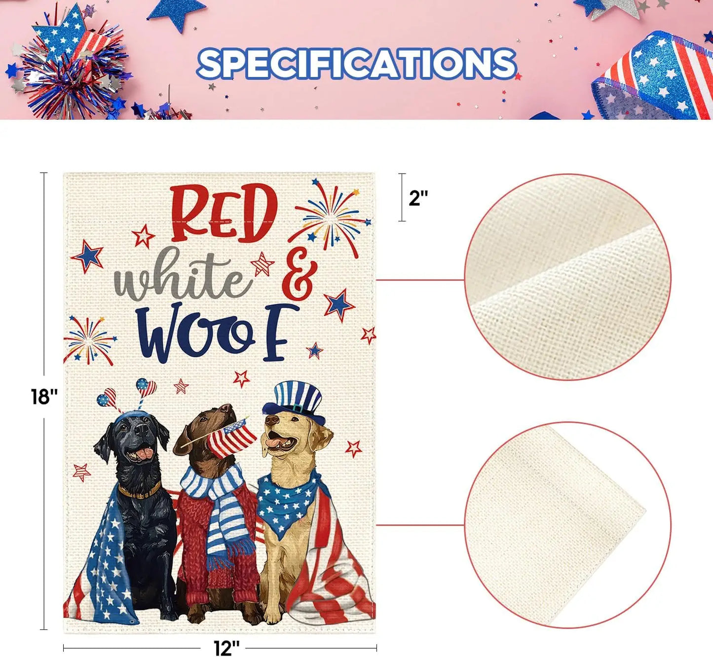 Patriotic Garden Flag