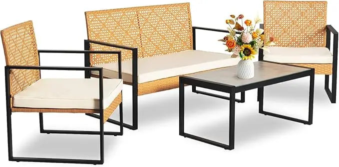 Outdoor Wicker Patio Furniture Set