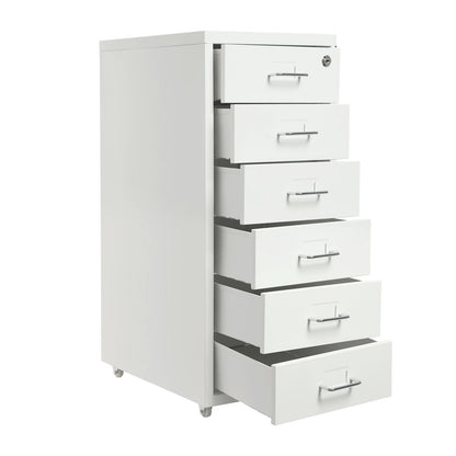 6 Drawer Locking Cabinet