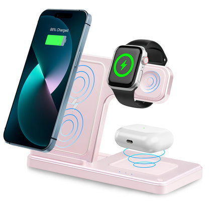 3 In 1 Magnetic Charger Stand for Multiple Devices