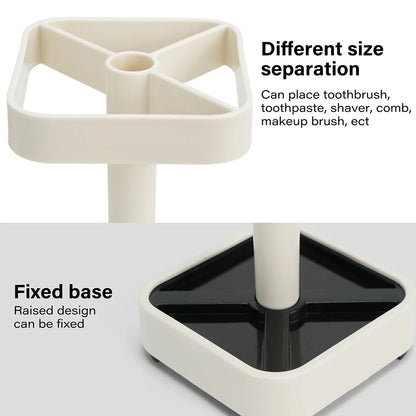 Toothbrush Holder With Cup/Cover