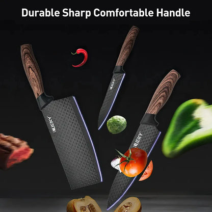 MDHAND Stainless Steel Knife 6-Piece Set