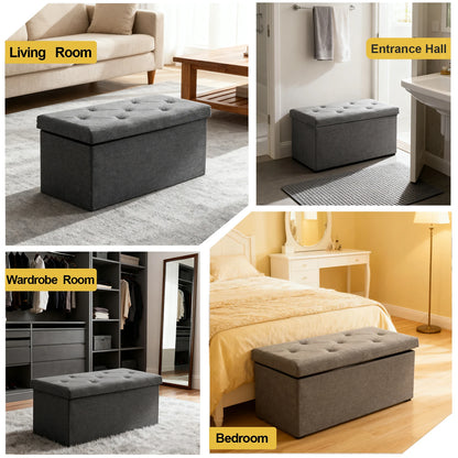 Heavy-Duty, Multi-Purpose Storage Ottoman