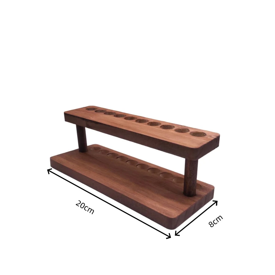 Walnut Pen Holder, Phone Stand Organizer