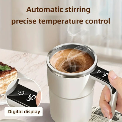Smart Mixing Coffee Cup LED display USB charging