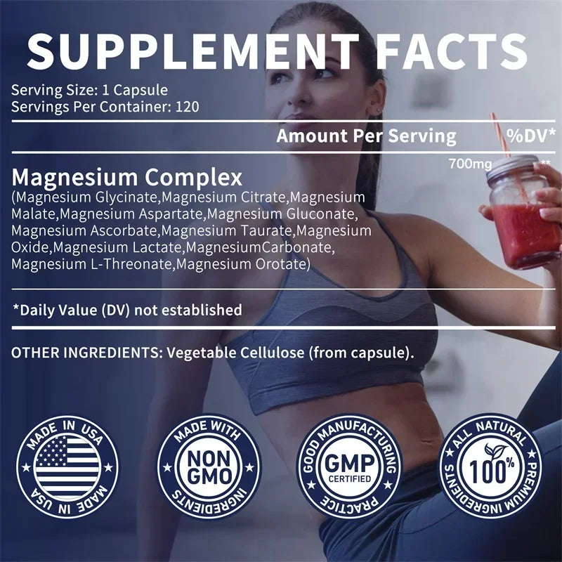 Magnesium Complex - Bone & Heart Health Supplement