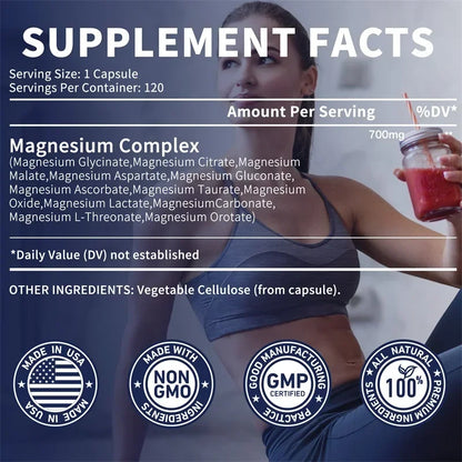 Magnesium Complex - Bone & Heart Health Supplement