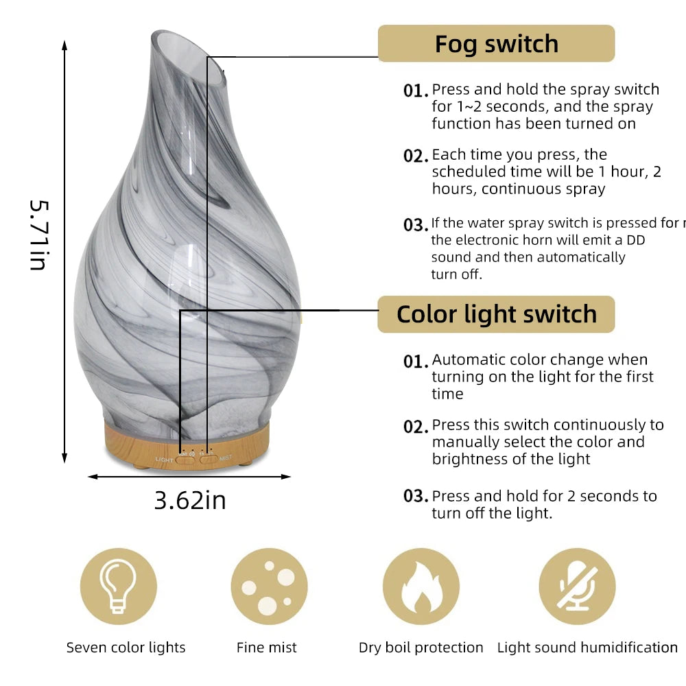 Aroma Diffuser with 7 Changing Colors