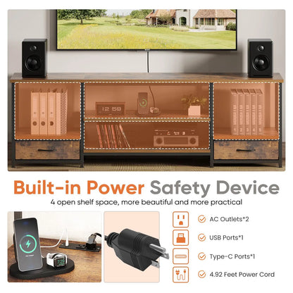 Wooden Stand For Up To 75 Inch TV