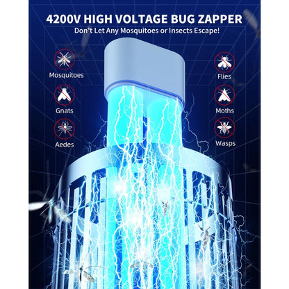 15W/4200V Outdoor Bug Zapper Dual LED Light