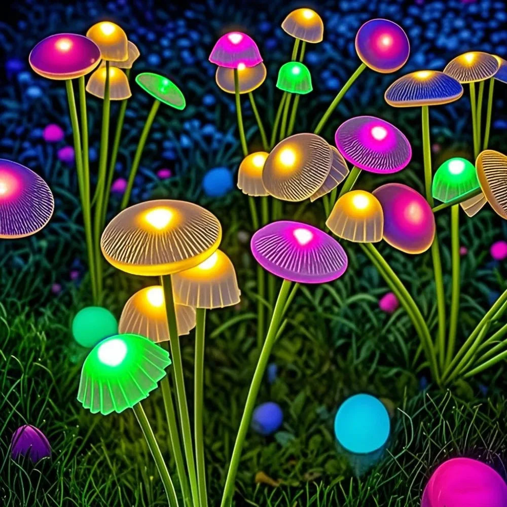 Solar Mushroom/Jellyfish Lights