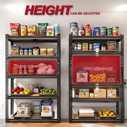 72"Height Heavy Duty 2000lbs Garage Storage Shelves