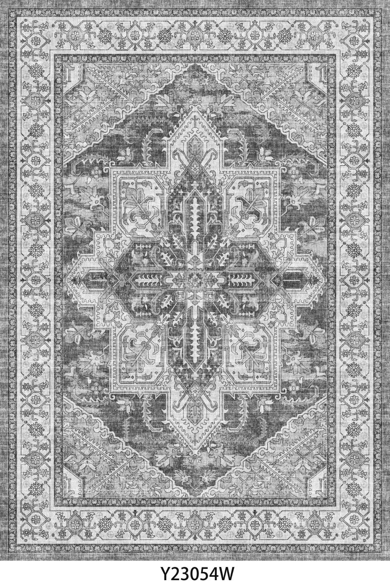 Vintage Style, Washable Area Rug