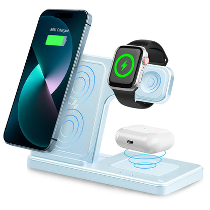 3 In 1 Magnetic Charger Stand for Multiple Devices