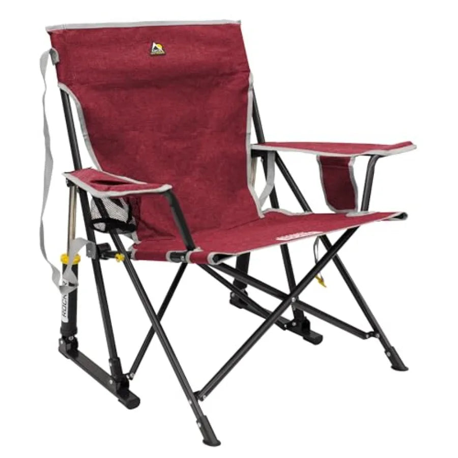 Folding Kickback Rocking Chair