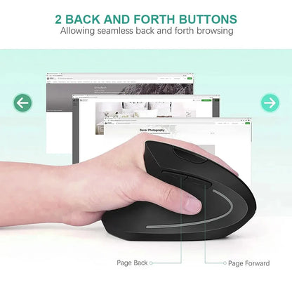Ergonomic Wireless Optical Mouse