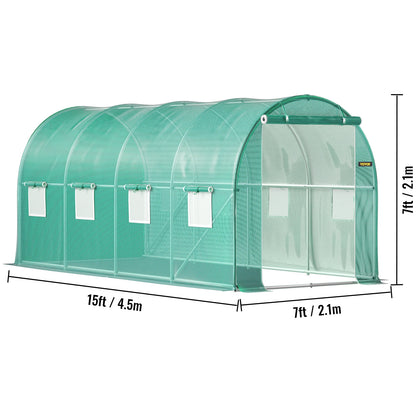 Galvanized Frame & Waterproof Cover Greenhouse
