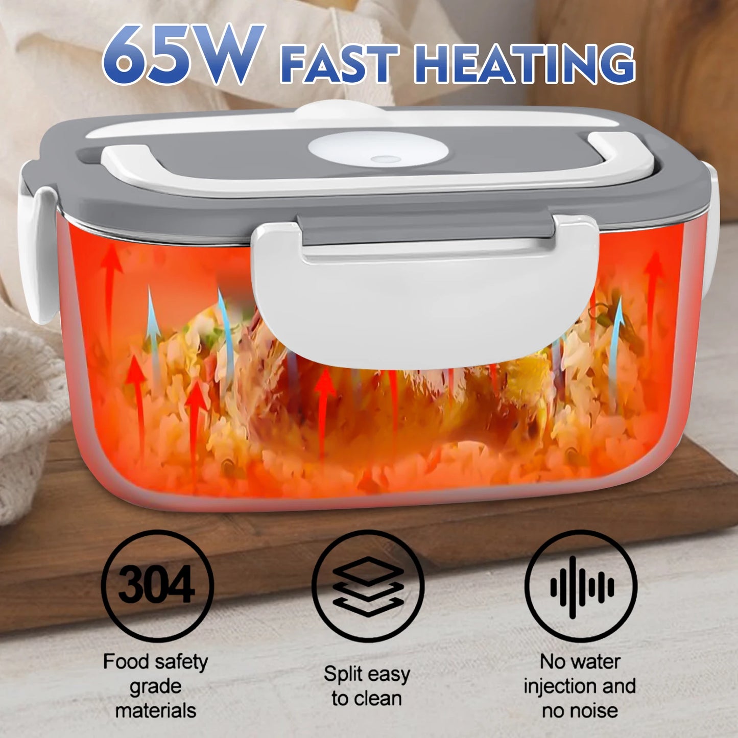3 In1 Electric Lunch Box Food