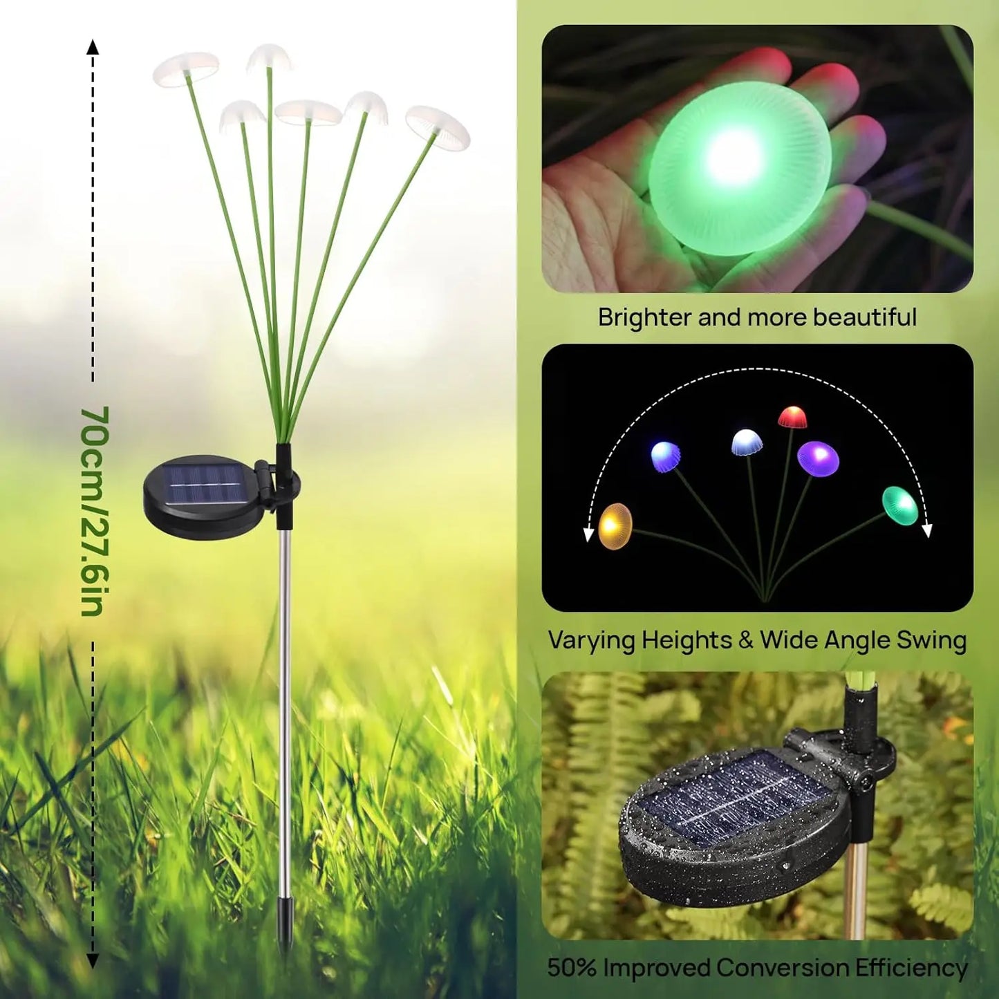 Solar Mushroom/Jellyfish Lights