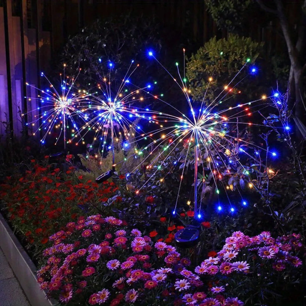 300 Head Solar Firework Lights