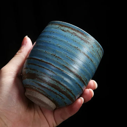 Vintage Style Japanese Coarse Pottery Mug