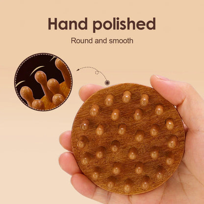 Wooden Scalp Massager