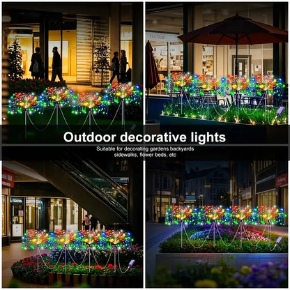 Solar LED Fireworks Lights