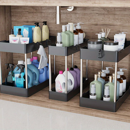 3pcs Under Sink Storage Organizers