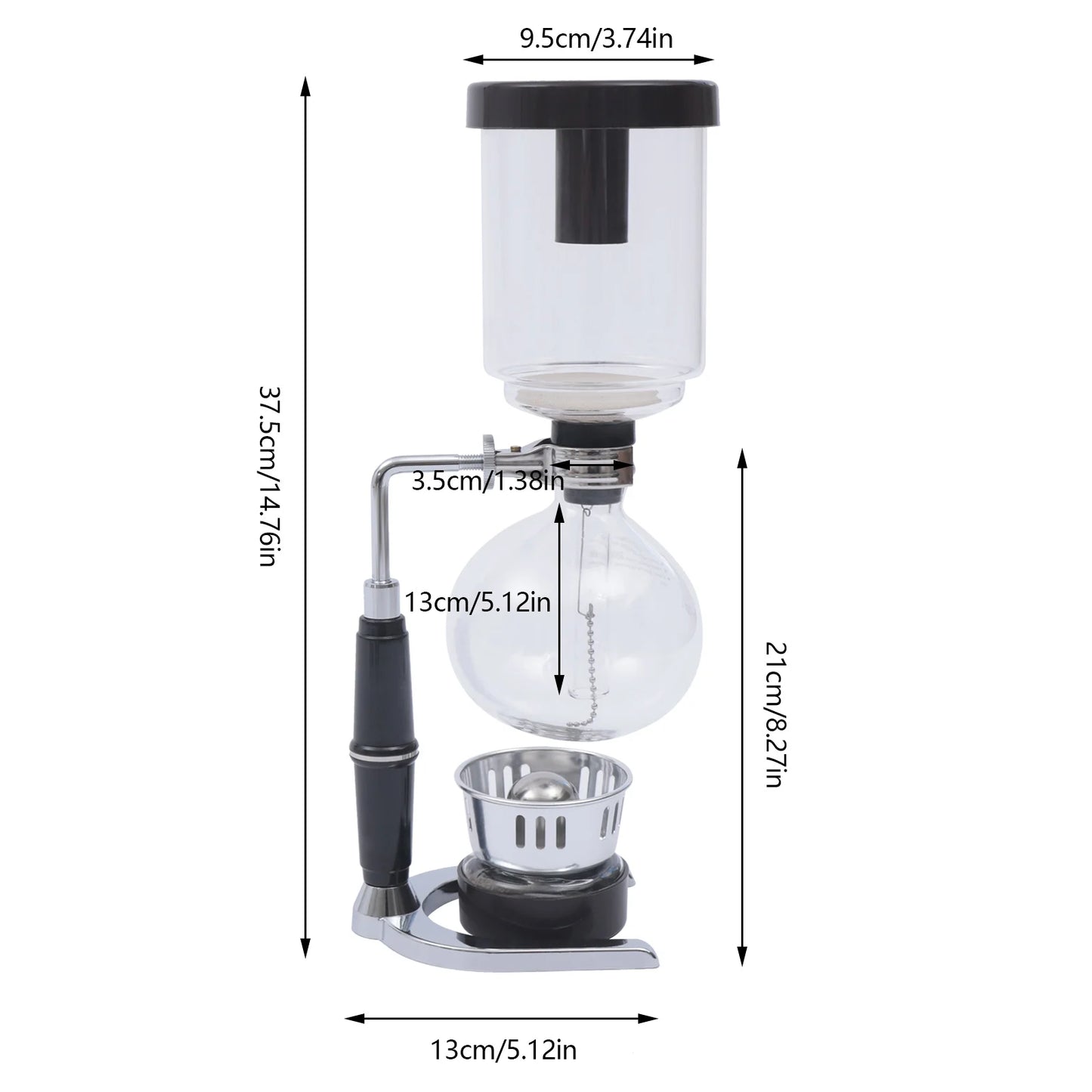 5-cup Siphon Coffee/Tea  Brewer